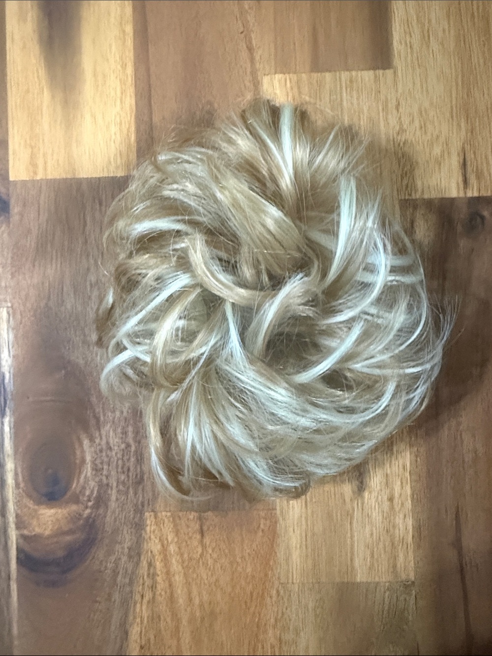 2/$15. Synthetic Messy Bun Scrunchie- Natural Blonde Hairpiece
